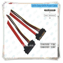 Sata Daten + Stromkabel Serial ATA Daten + Power Combo Kabel Lead Cord